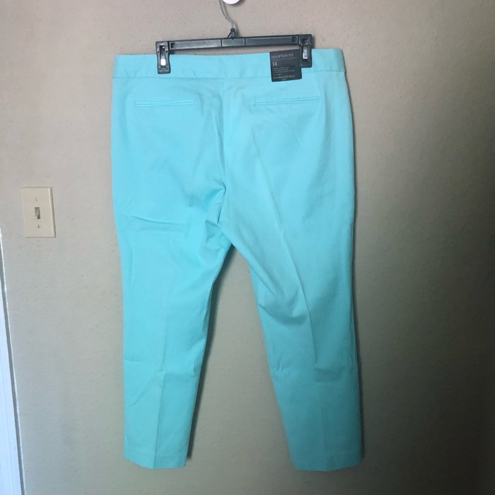 NWT BANANA REPUBLIC Hampton Fit Light Blue Pants - Picture 7 of 8